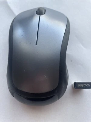 Logitech M310 Wireless Computer Keyboard Mouse with USB Nano Receiver Silver - Image 1 of 4