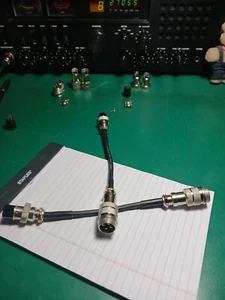 Kenwood Ham Radio Mic Adapter Cobra 4 Pin do Kenwood 8 Pin Najwyższa jakość - Zdjęcie 1 z 3