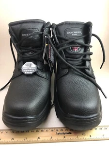 Skechers Steel Toe Work Boots. Size US 8. UK 7. Euro 41 - Picture 1 of 6