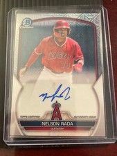 Nelson Rada 2023 Bowman Chrome Mega Box Mojo Refractor On Card Auto BMA-NR