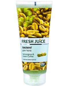 Body Peeling Gel Lemongrass & Green Coffee 200ml Fresh Juice 6012