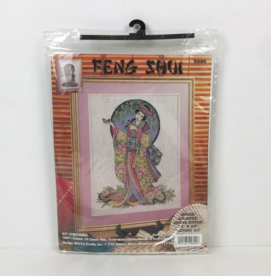 Design Works Feng Shui Oriental Grace Counted Cross Stitch Kit - Image 1 of 2