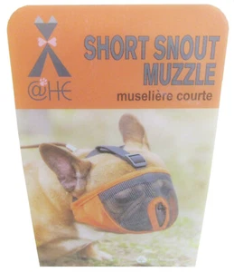 XL Gray Snort Snout Muzzle With Eye Holes -M5 - Picture 1 of 5