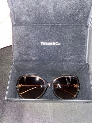 Gafas de sol para mujer Tiffany TF 4044-B 58/15 marco marrón ovalado D12 Foto 1 de 4