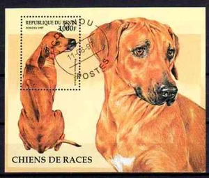 Hunde Benin (21) Block gestempelt - Bild 1 von 1