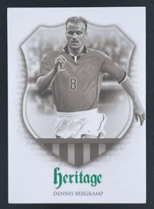 2023 Futera Unique Dennis Bergkamp Netherlands Heritage Emerald #/24 - Picture 1 of 2