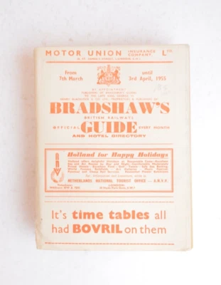 Railway Timetable Bradshaws Guide 7th March 1955 - Image 1 of 4
