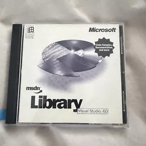 Microsoft MSDN Library Visual Studio 6.0 Two CD Set for Windows98 Windows NT - Picture 1 of 5