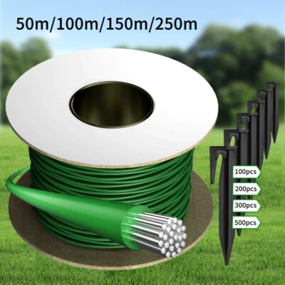 Begrenzungskabel Kabelverbinder Kabel für Mähroboter Rasenroboter Draht Erdnägel - Bild 1 von 4