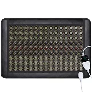Natural Jade Infrared Heating Pad w/Smart Controller Memory Function 31.5"x21" - Picture 1 of 8