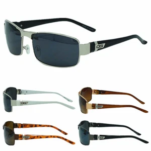 Mens Wrap Around Sunglasses Rectangular Fashion Designer Retro Shades Sport Golf - Picture 1 of 11