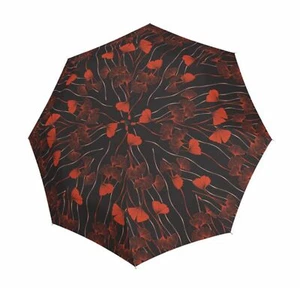doppler Carbon Magic Mini Big Romance Regenschirm Accessoire Berry Braun Orange - Bild 1 von 2