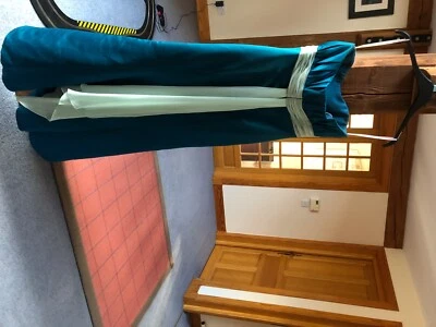Brautjungfernkleid türkis mit neuwertiger Schärpe - Bild 1 von 2