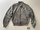 Vintage Members Only Bomber Racer Jacket Gray Men's Size 42 Casual Full Zip