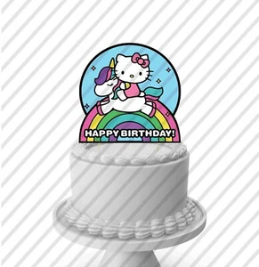 Hello Kitty Tortenaufleger Herzstück Deko Party Geburtstag Dusche Baby Mädchen - Bild 1 von 5