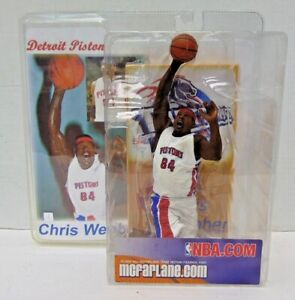 Custom CHRIS WEBBER #84 McFarlane Figure NBA Detroit Pistons RARE
