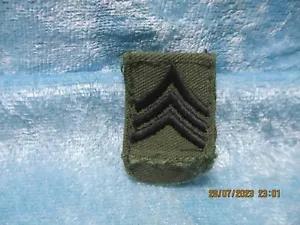 US Army Sergeant Rank Mark Patch - Picture 1 of 1
