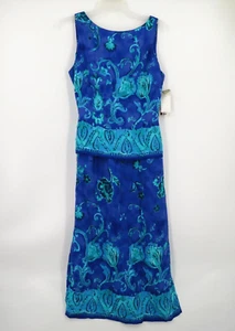 Sheri Martin New York Women's Sleeveless Dress with Side Slit Size 14 - Picture 1 of 5