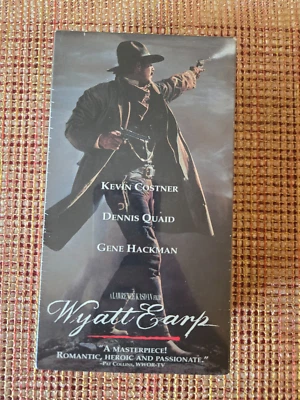 Wyatt Earp (VHS, 1994) NEW, Sealed - Image 1 of 4