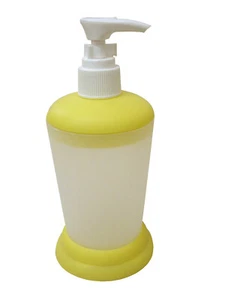 (TC128) DOSIFICADOR DISPENSADOR JABON LIQUIDO PLASTICO SATINADO AMARILLO 250ML - Imagen 1 de 1