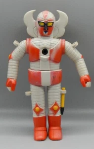 Figura vintage Bullmark DENJIN ZABOGA missile eroe di tiro robot vinile giocattolo sofubi - Foto 1 di 9