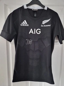 Jordie Barrett signiertes neuseeländisches Rugby-Shirt, All Blacks, Weltmeisterschaft (3) *COA* - Bild 1 von 5