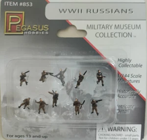 Pegasus 1/144 853 WWII Russian Infantry Pre-Painted Figures. - Picture 1 of 3