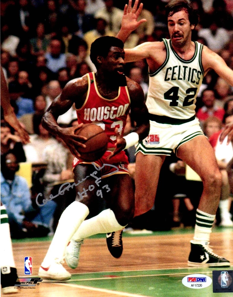 Calvin Murphy autographed signed 8x10 photo NBA Houston Rockets PSA COA - Image 1 of 1