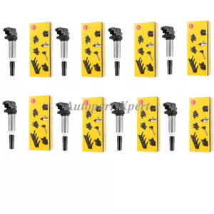 12137575010 8 Pcs OEM NGK Ignition Coils For BMW E63 E65 745i X5 X6 4.4L 4.8L - Picture 1 of 6