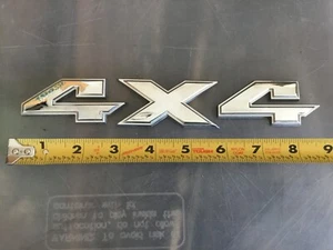 2009-2018 DODGE RAM 1500 2500 3500 4X4 REAR GATE EMBLEM LOGO BADGE SIGN CHROME - Bild 1 von 1