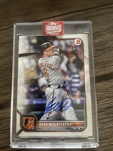 2023 Topps Archives Ryan Mountcastle Auto /77 - Orioles
