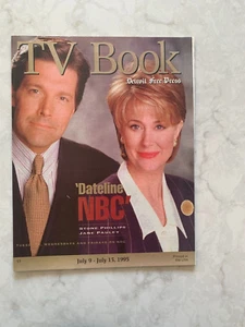 TV Book magazine, July 9-15, 1995, cover: Jane Pauley, Stone Phillips - Picture 1 of 2