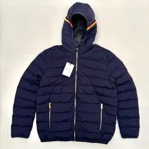 PAUL SMITH Artist Stripe Navy Puffa Coat Puffer Jacket | UVP: £850 | 'M' MEDIUM - Bild 1 von 7