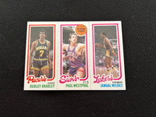 1980-81 TOPPS PAUL WESTPHAL , JAMAAL WILKES #142-186-116 VINTAGE BASKETBALL CARD