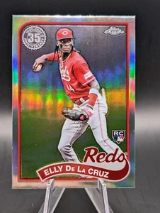 2024 Topps Cromo Béisbol 35 Aniversario Refractor Elly De La Cruz RC - Imagen 1 de 2