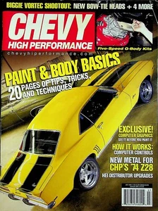 Chevy High Performance Magazine July 2005 Paint & Body Basics - Imagen 1 de 3