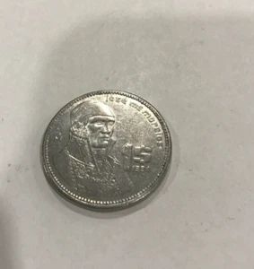 1984 Mexico Coin 1 Peso Jose Morelos: Circulated - Picture 1 of 2