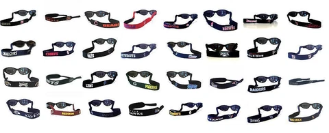 NFL SUNGLASS STRAP NEOPRENE CROAKIE PICK YOUR TEAM LOGO Cover