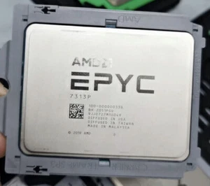 AMD EPYC 7313P CPU 16 Cores 3.0 GHZ 32 Threads 155W Processor Official Release - Bild 1 von 2