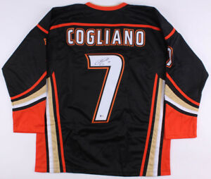 Andrew Cogliano Signed Ducks Jersey (Beckett ) 25th Overall pick 2005 NHL Draft