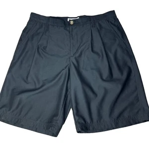 Columbia Sportswear Shorts Mens Size 34 Black Pleated Golf Chino Polyester. U7 - Picture 1 of 7