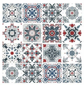 Fliesenaufkleber Mosaik, 48 Stück, 100 mm x 100 mm / 4 Zoll Küche Bad C15 - Bild 1 von 15