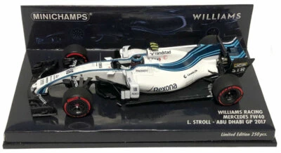 Minichamps Williams FW40 #18 Abu Dhabi GP 2017 - Lance Stroll 1/43 Scale - Image 1 of 2