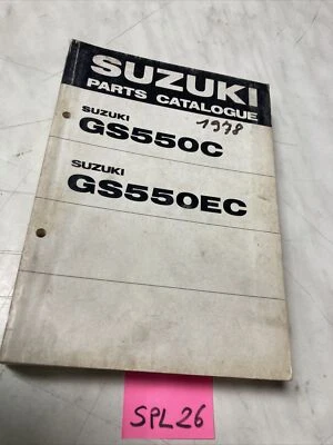 Suzuki GS550C GS550EC 1978 GS550 Catalogo Monete Ricambio GS 550 Parts Lista - Immagine 1 di 4