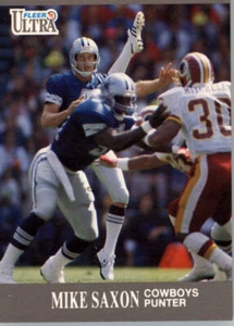 1991 Ultra #164 Mike Saxon Dallas Cowboys - Picture 1 of 2