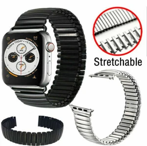 For Apple Watch Series 76 5 4 3 2 Stainless Steel Band Link Bracelet Wrist Strap - Picture 1 of 24