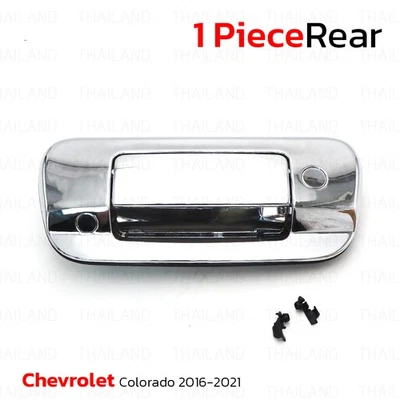 Chrome Rear Tailgate Handle For Chevrolet Colorado Z71 Truck 2016 - 2021 - Image 1 of 4