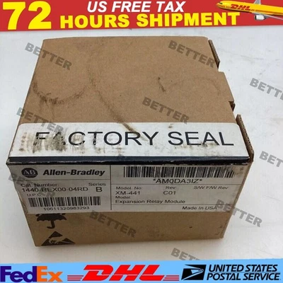 NUOVO ALLEN BRADLEY 1440-REX00-04RD XM-441 sigillato in fabbrica spedizione veloce US Free Tax - Immagine 1 di 4