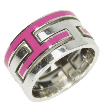 USADO HERMES Anillo Mover ceniza US 6 51 Plata925 7.2g Plata Rosa Accesorios - Imagen 1 de 4