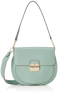 [FURLA] Bolso de Hombro CLUB 2 S BANDOLERA Mujer VERDE MINERAL (1007-1996S) - Imagen 1 de 4